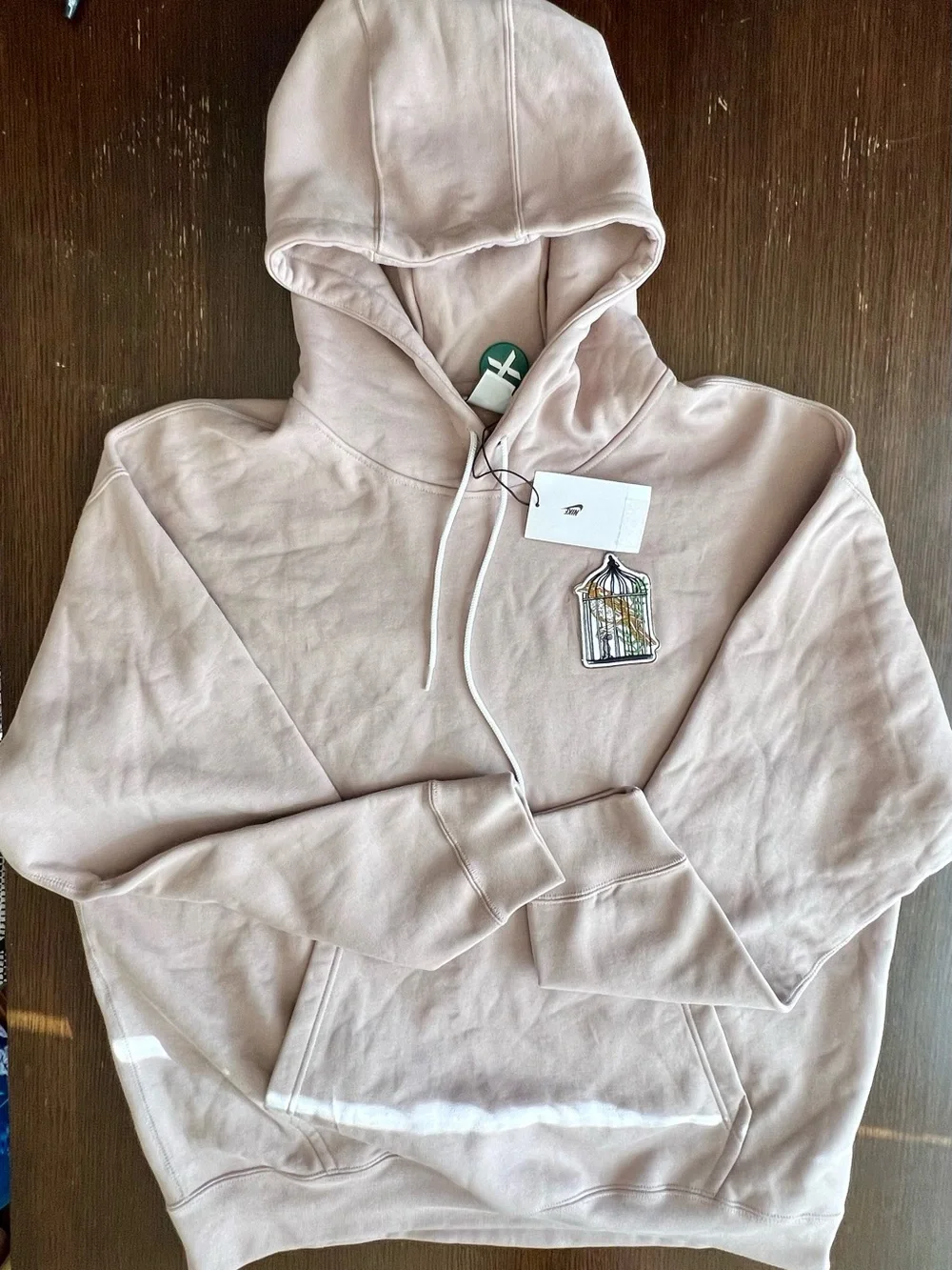 NWT Nike Sportswear XL Club Fleece Hoodie StockX Verified Custom Patch